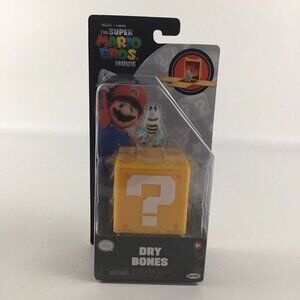 The Super Mario Bros Movie Dry Bones Mini 1" Action Figure Mystery Block New
